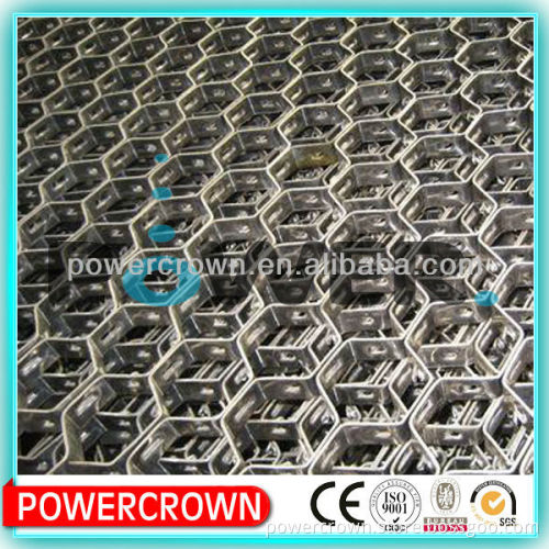 Tortoise shell mesh for irrigate pour cannot shape material/enhance liner material
